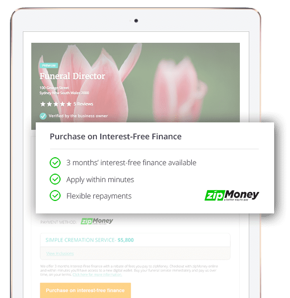 zipMoney iPad